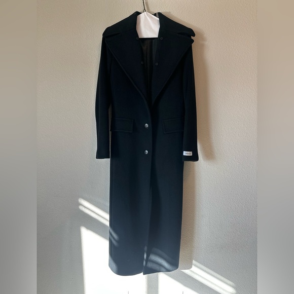 Calvin Klein Jackets & Blazers - Calvin Klein Black Wool Coat